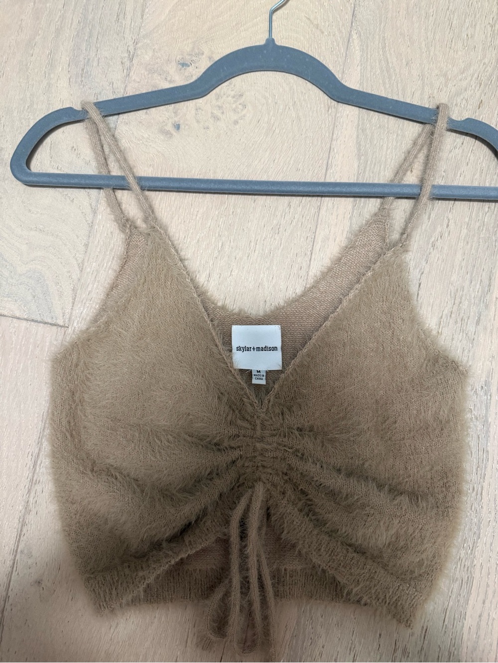 Skylar + Madison Beige Summer Tank Top